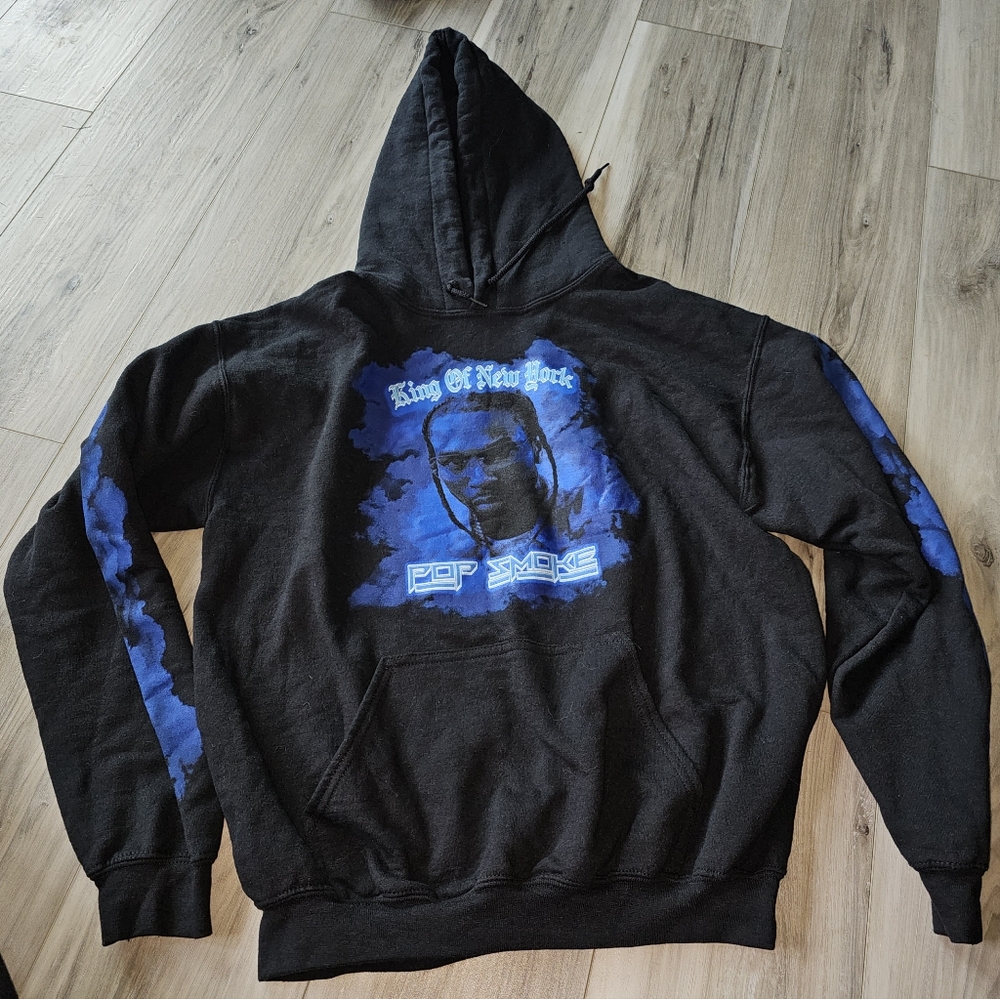 Black and Blue Graphic Hoodie